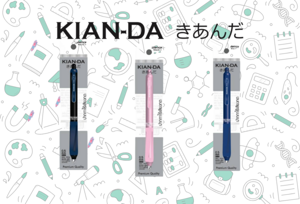 KIAN-DA ปากกาเจลกดไร้เสียง เขียนลื่น เงียบสงบ สมาธิไม่สะดุด! - Image 2